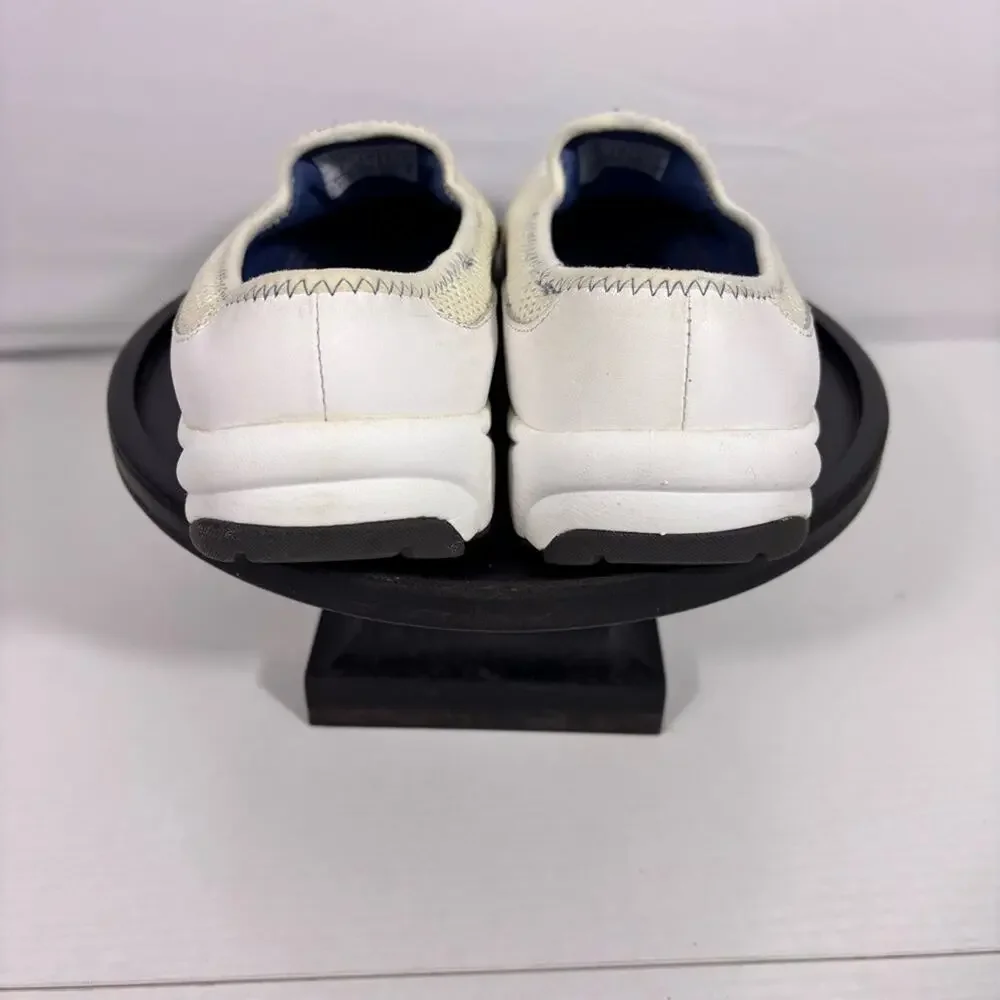 Vionic White and Cream Casual Slip-On Comfort Sneakers Size 9